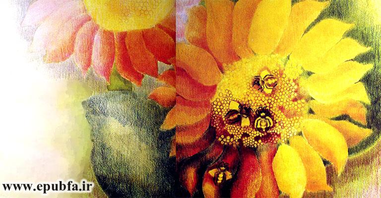 تعدادی از زنبورهای جدید برای پیدا کردن گرده و شهد گلها به بیرون پرواز کردند